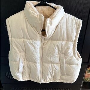 XOXO Ivory Quilted Vest